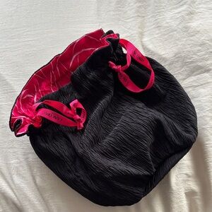 Lancome Black Bag with Pink Accents